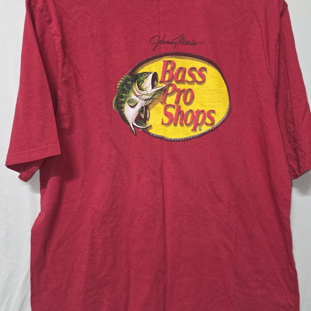 Bass Pro Shops Vibrant Red Short Sleeve Tee - Picture 2 of 3
